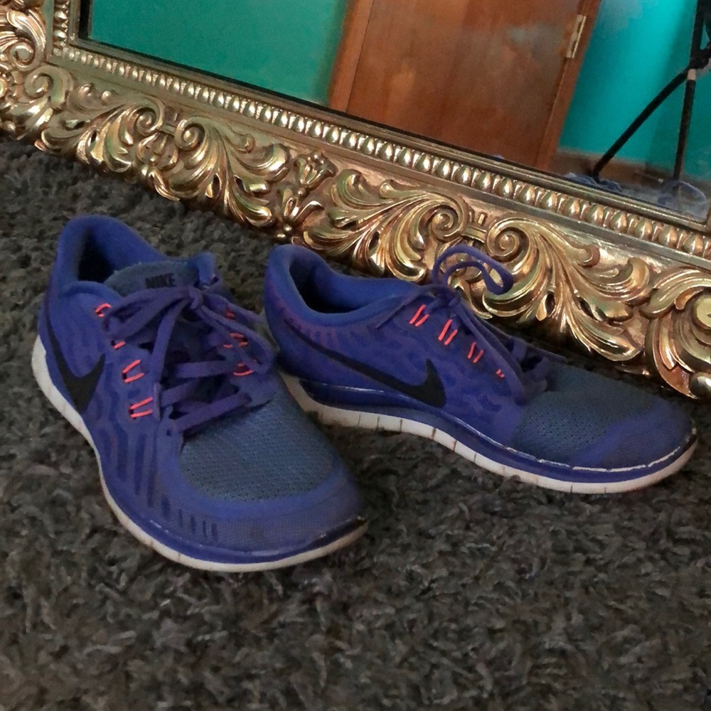 Nike Purple Free 5.0 Running Shoes